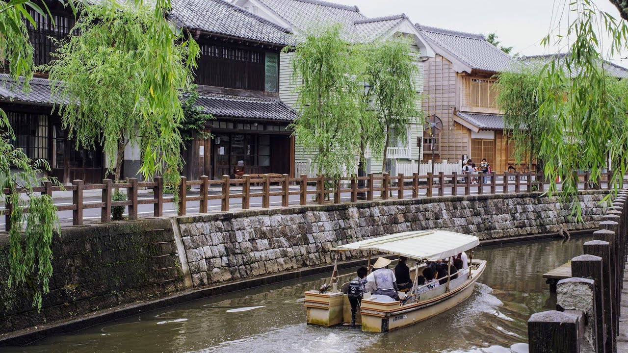 [ 4K Ultra HD ] 水郷佐原•小江戸の町並み Japanese Traditional Townscape in Sawara (Shot on RED EPIC)