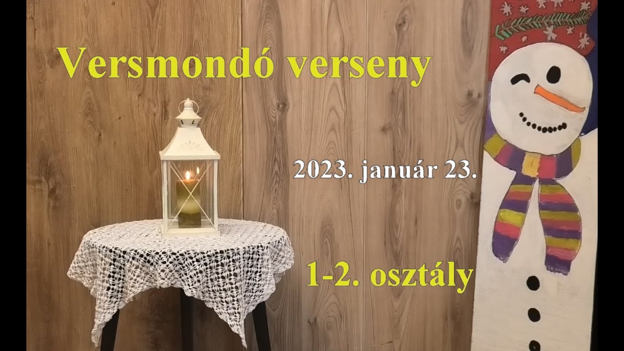 Versmondó verseny a hernádi iskolában 1-2. osztály 2023