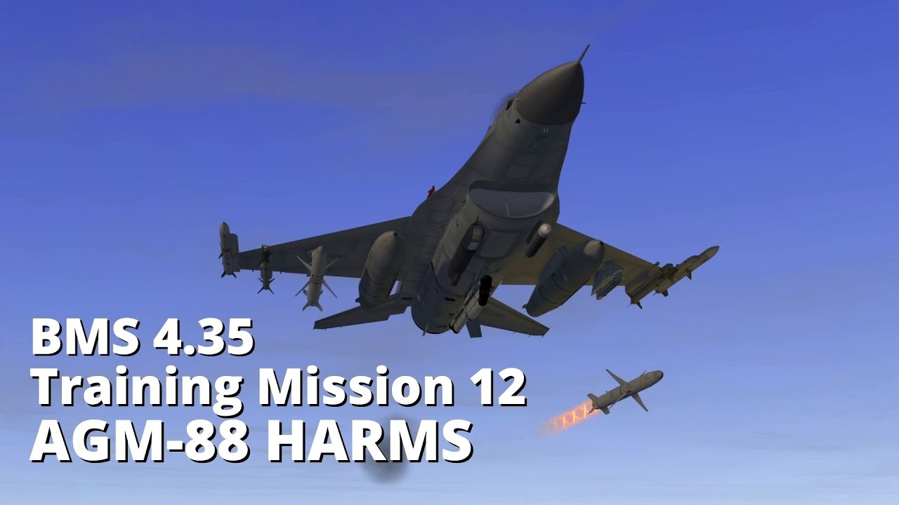 Тренировочная миссия 12 BMS 4.35: AGM-88 HARMs