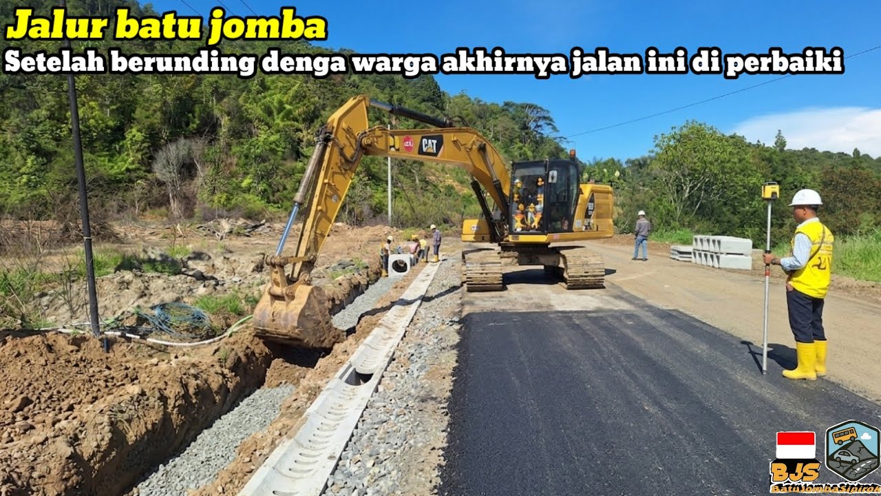 Jalur batu jomba‼️Setelah berunding denga warga akhirnya jalan ini di perbaiki 
