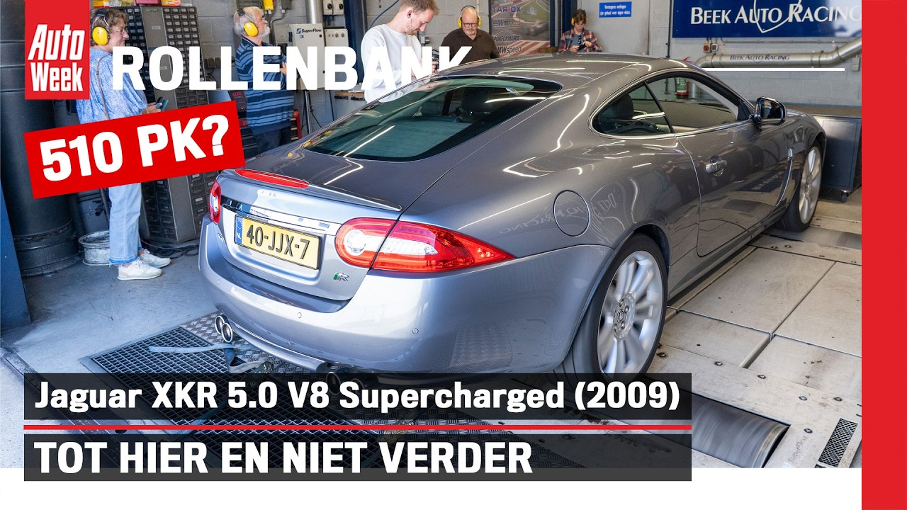 Haalt deze Jaguar XKR met 5-liter supercharged V8 de 510 pk nog?