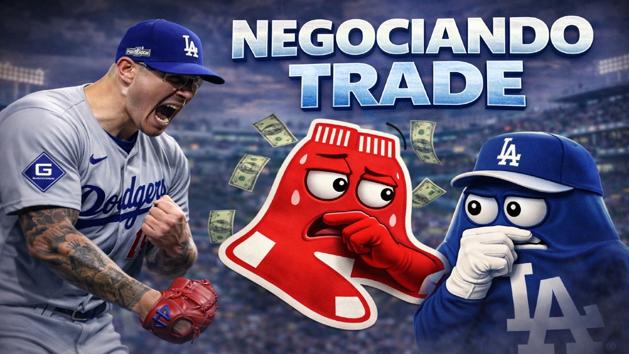 RED SOX sorprenden: negocian con DODGERS por PITCHER ZURDO 💣 ¿NADIE cree en Boston?