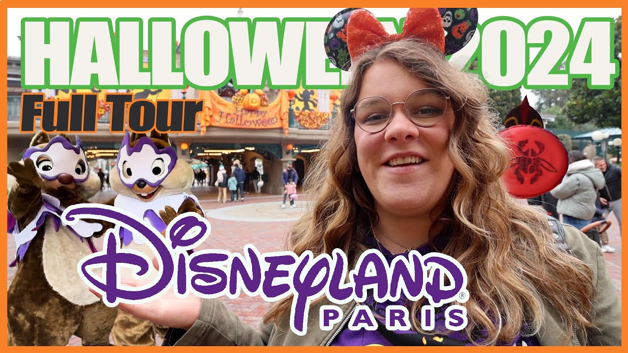 Spooktacular Halloween Season in Disneyland Paris 2024! Snacks, meet and greets, shows and more!