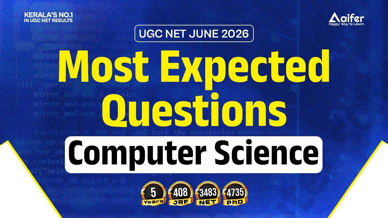 UGC NET 2026 | MOST EXPECTED QUESTIONS IN COMPUTER SCIENCE | #ugcnet #ugcnet #exam #computerscience