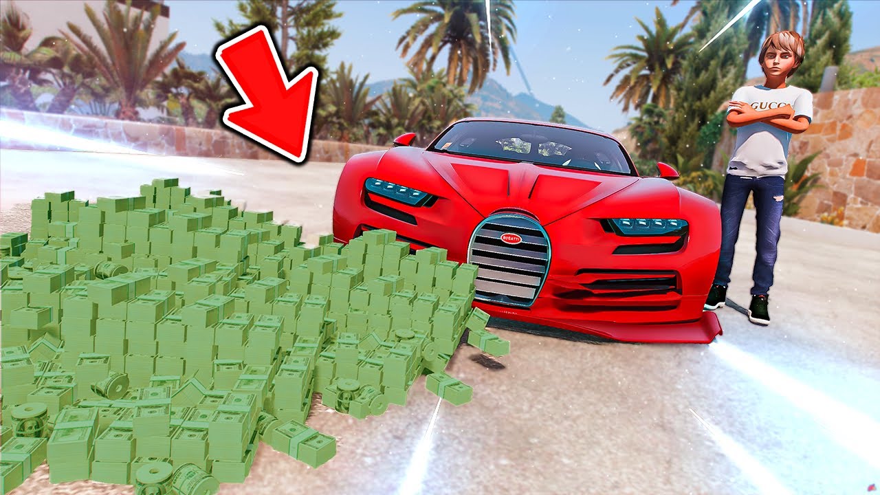 اهداه سيارة احلامه بوقاتي !! : فلم قراند 5