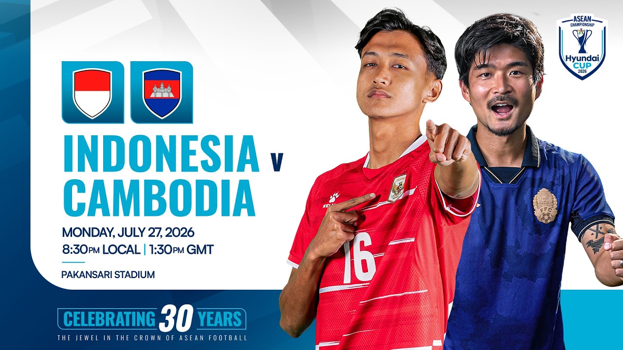LIVE | Indonesia (IDN) vs Cambodia (CAM) | ASEAN Hyundai Cup&trade; 2026 Group Stage
