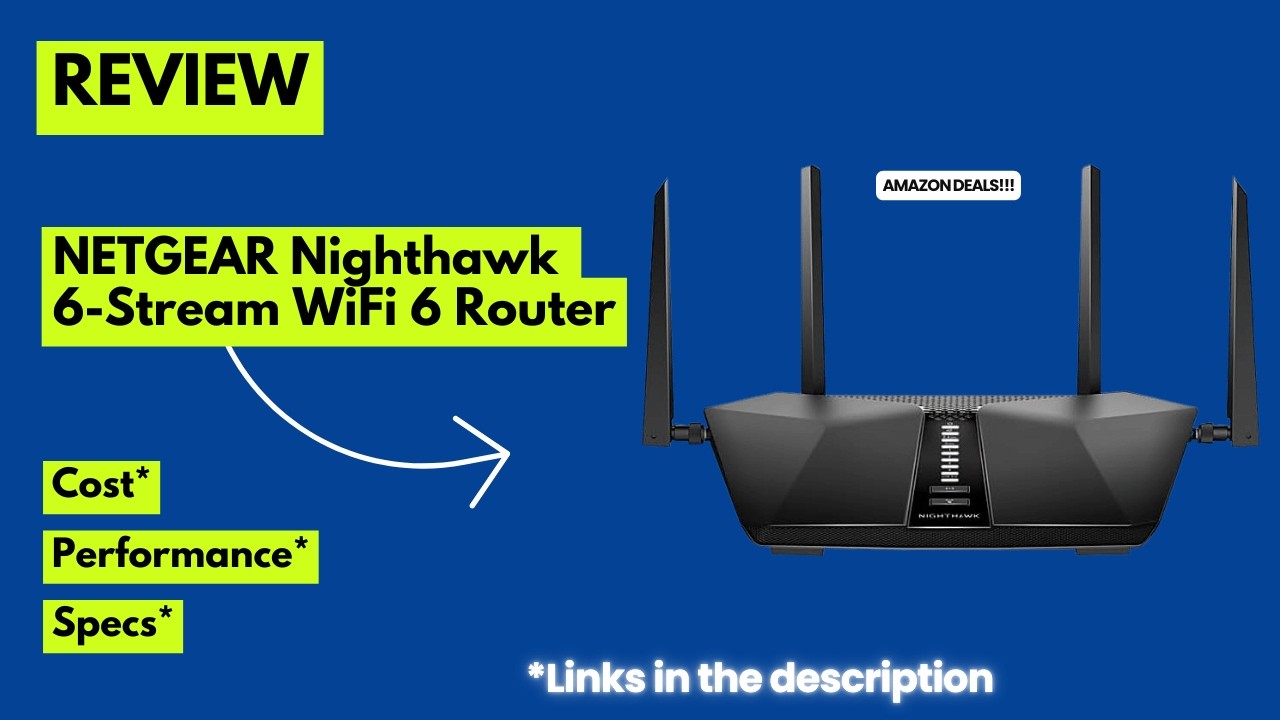 Обзор NETGEAR Nighthawk RAX50 – Тест маршрутизатора WiFi 6 AX5400 | Скорость 5,4 Гбит/с и покрыти...