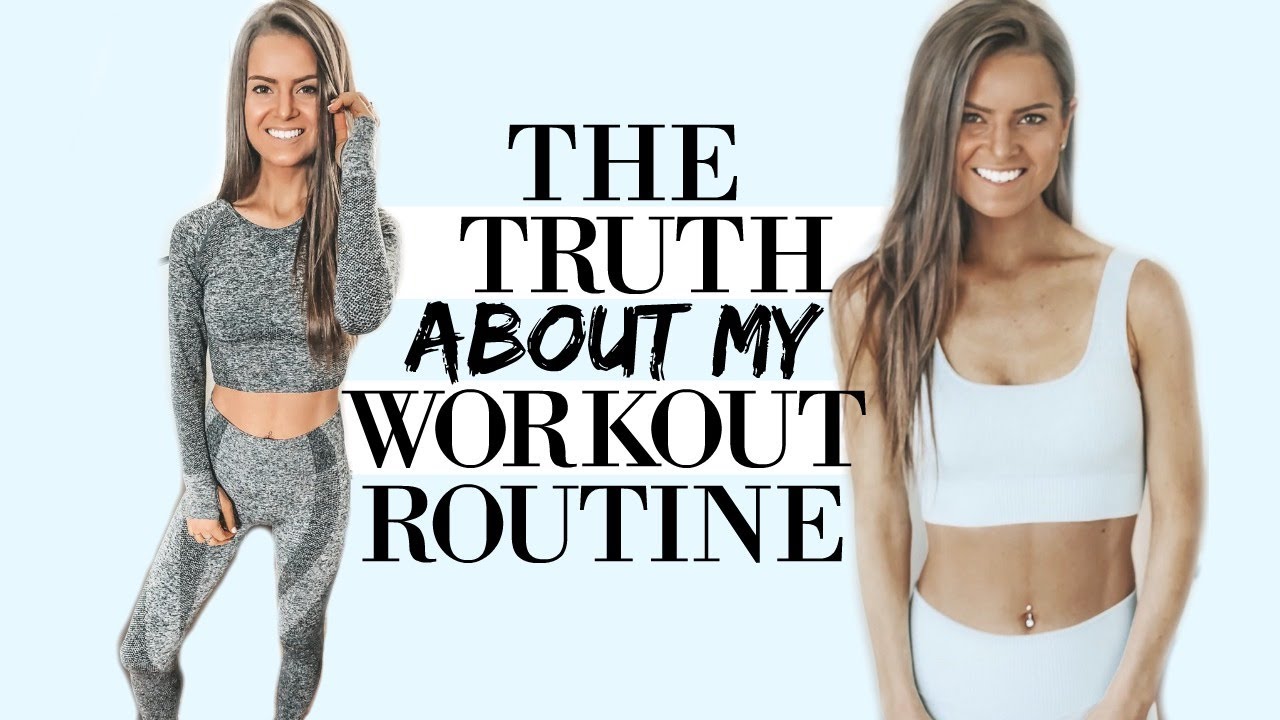 MY REALISTIC EXERCISE ROUTINE | the truth about weight loss & how much working out matters