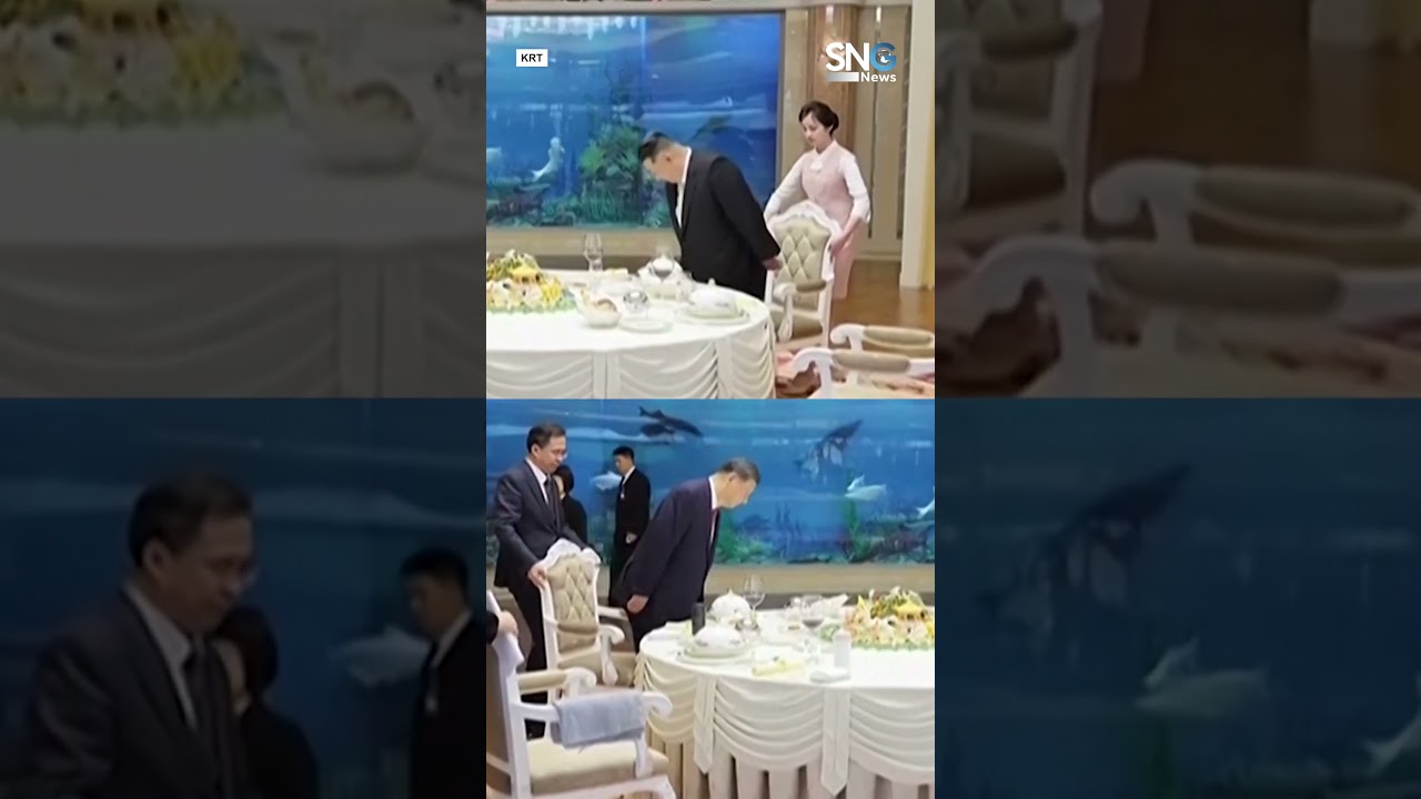 Kim Jong Un & Xi Jinping attend a dinner with their wives during Chinese President's state visit