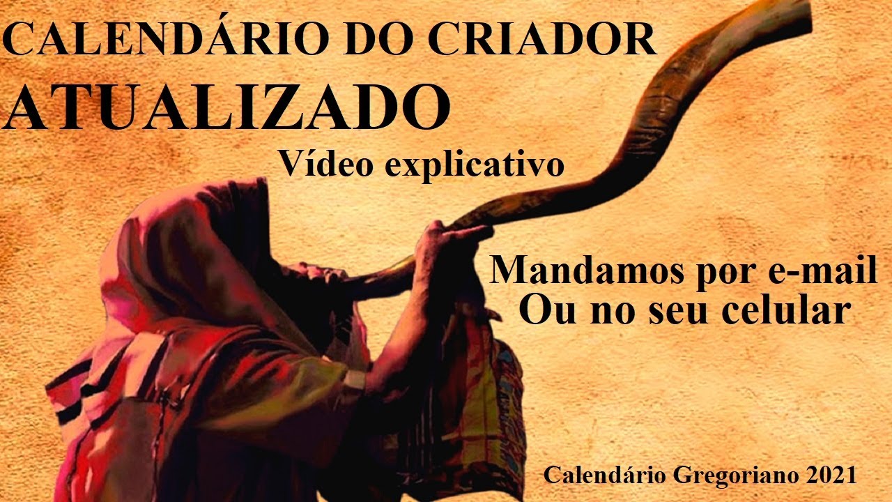 CALEND&Aacute;RIO DO CRIADOR - V&iacute;deo explicativo X calend&aacute;rio gregoriano 2021