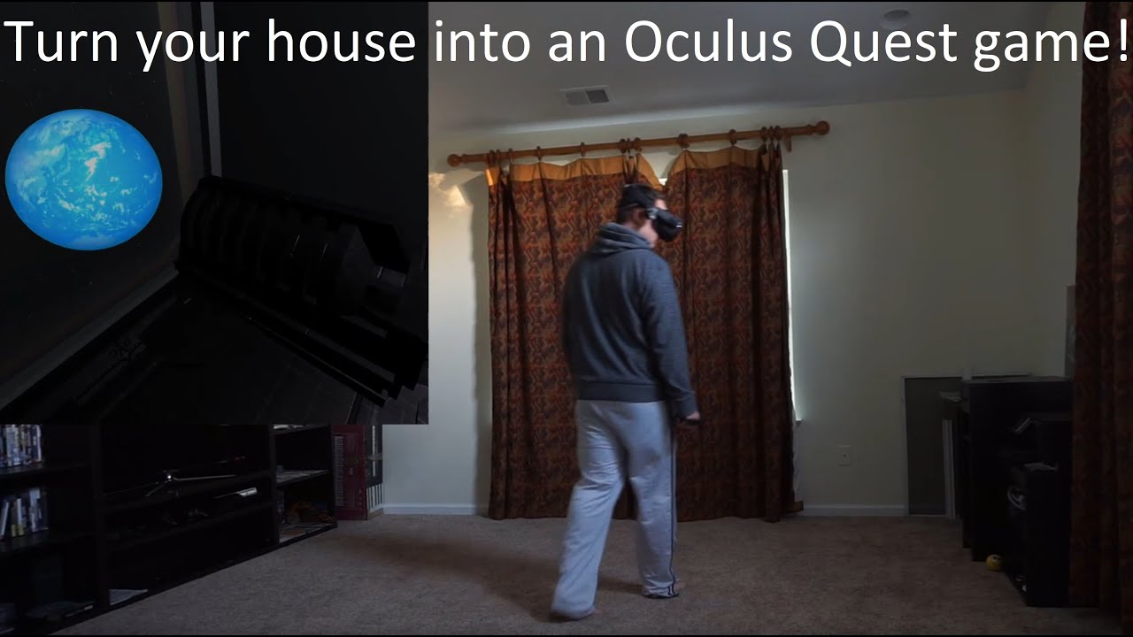 Turn your home into an Oculus Quest game.  VR home mapping tutorial using Unity and a Quest.