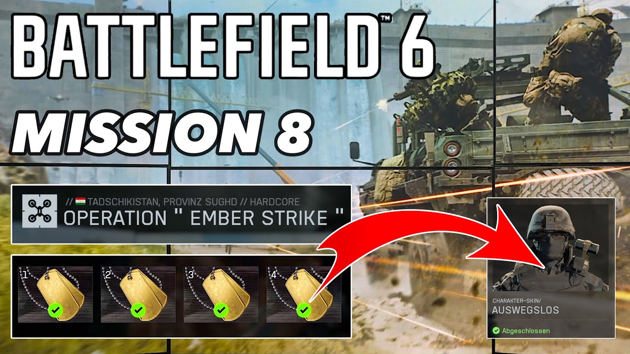 Alle Sammelobjekte Mission 8 - Ember Strike | BATTLEFIELD 6 Guide