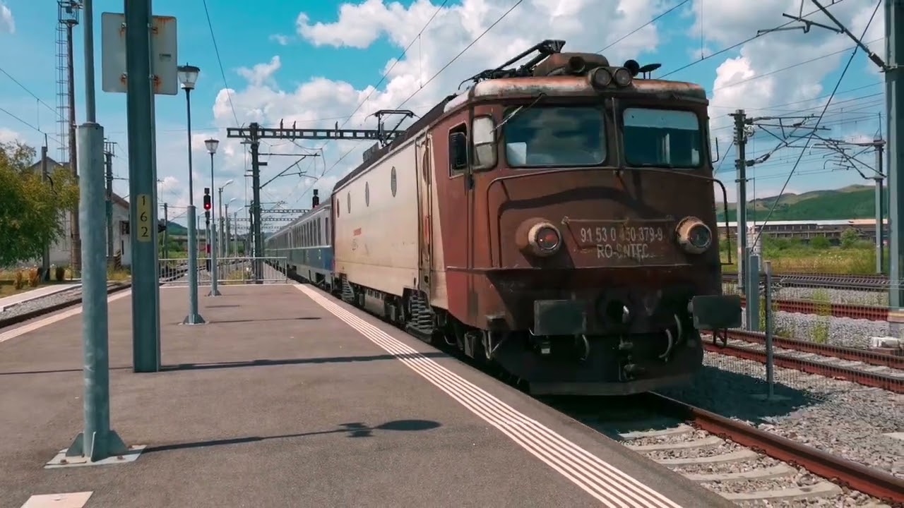 Trenuri de pasageri în Gara Copșa Mica/Passenger trains in the Copșa Mica Station