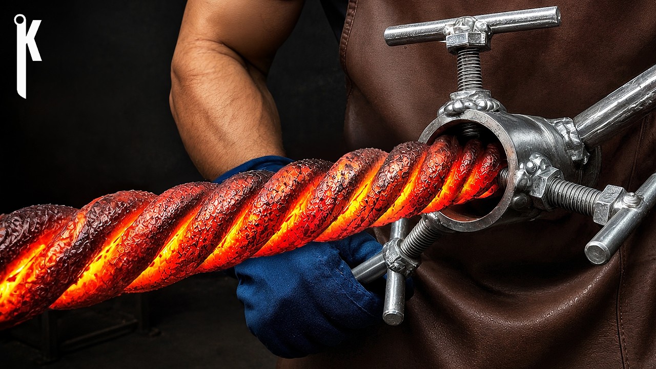 I Forged 3 Different Metals into a Stunning Damascus Knife!
