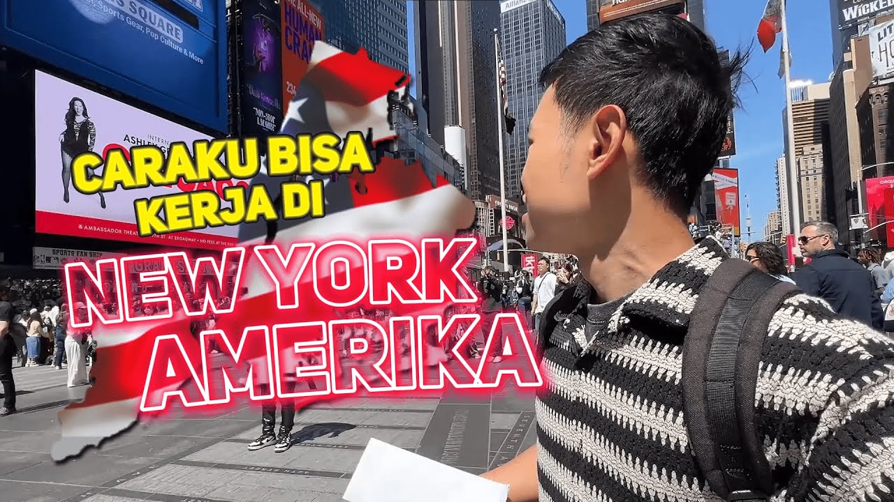 CARAKU PINDAH KE AMERIKA || KERJA DI NEW YORK || DAN GAJI DI TEMPAT AKU KERJA⁉️🇺🇸😱