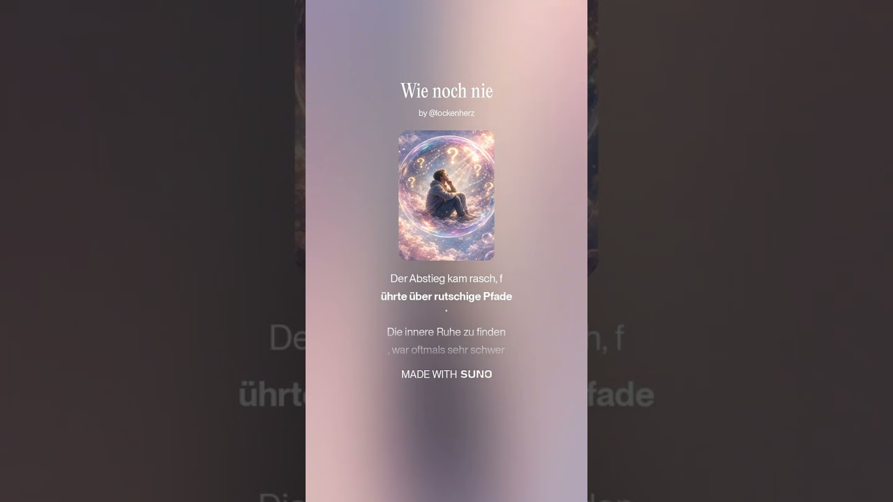 Wie noch nie