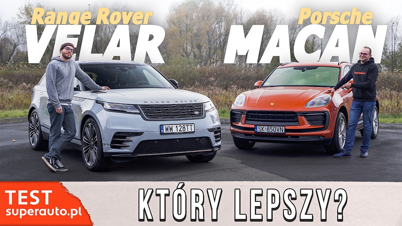 PORÓWNANIE: Range Rover Velar vs Porsche Macan | Superauto.pl