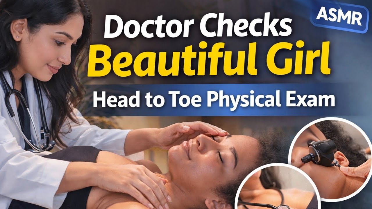ASMR Doctor Physical Exam | Head to Toe Medical Checkup | Relaxing Assessment