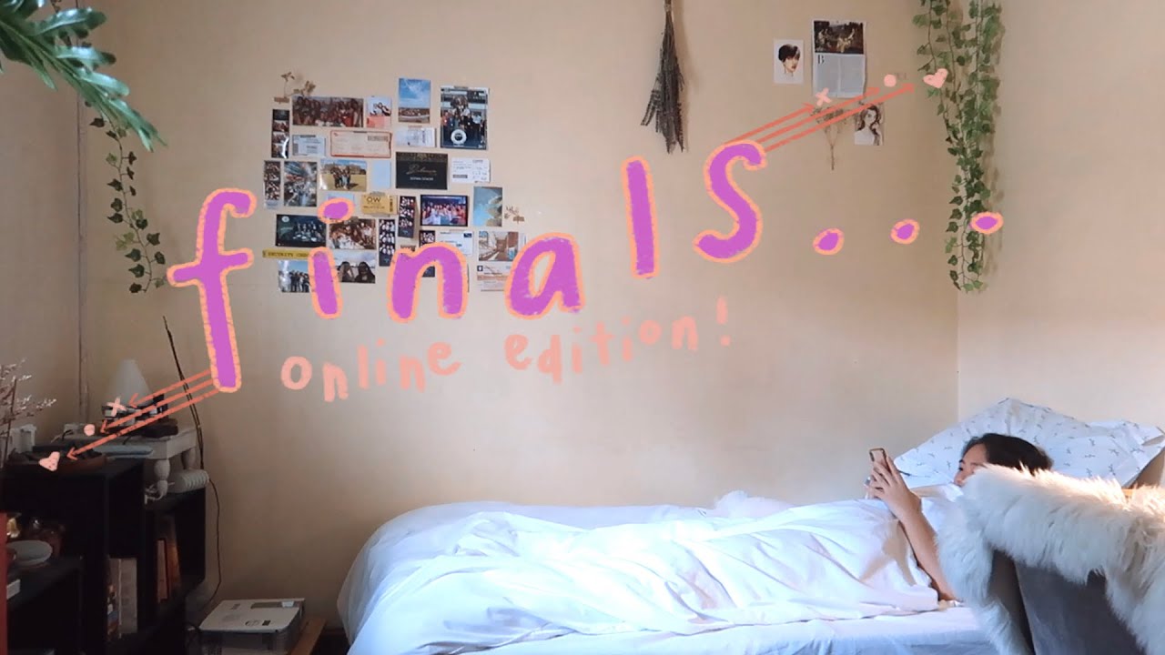 ✨ finals week: online edition 🌙 (uni vlog)