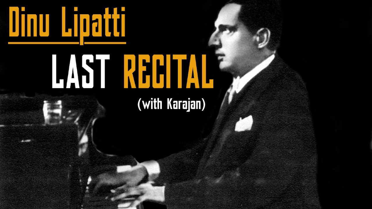 Dinu Lipatti plays Mozart - Piano Concerto No. 21/ LAST RECITAL with orchestra !!! (Karajan)