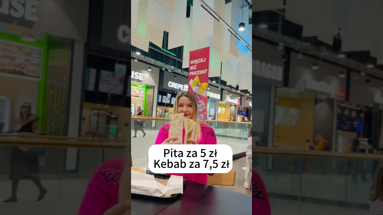 Pita za 5 zł oraz kebab za 7,5 zł 