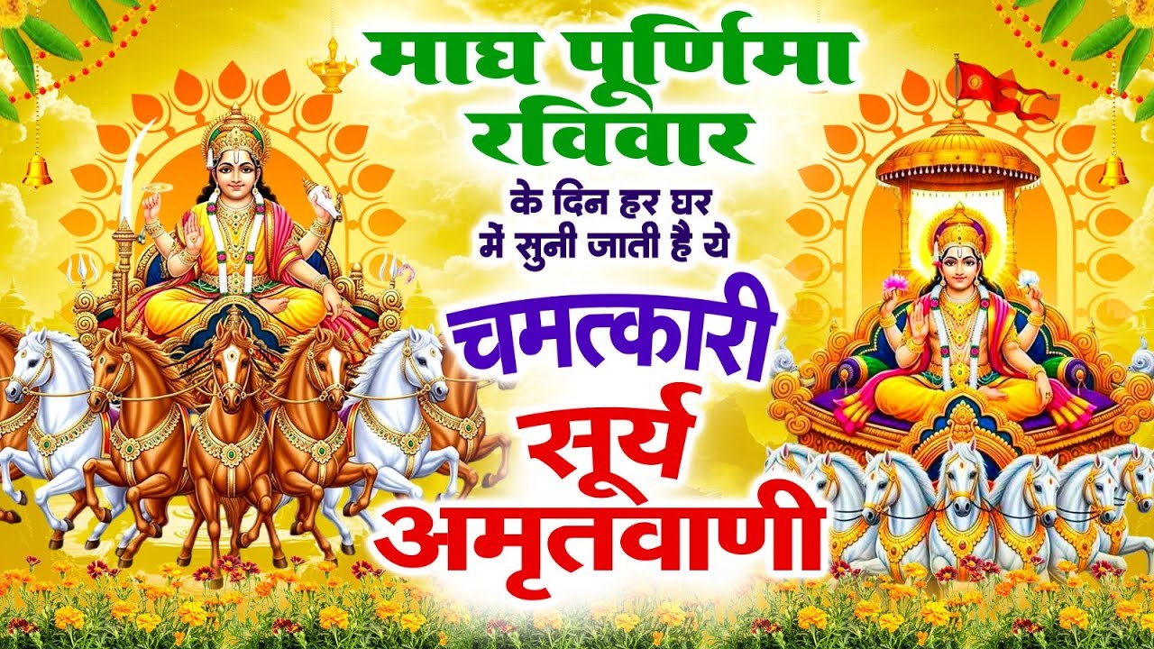 माघ पूर्णिमा रविवार के दिन हर घर में सुनी जाती हैं यह चमत्कारी सूर्यदेव अमृतवाणी | Surya Amritwani