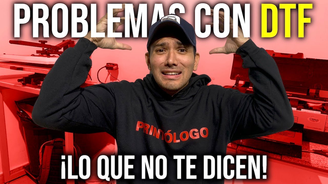 10 PROBLEMAS comunes con IMPRESIÓN DTF y cómo solucionarlos - Lo que NO TE DICEN