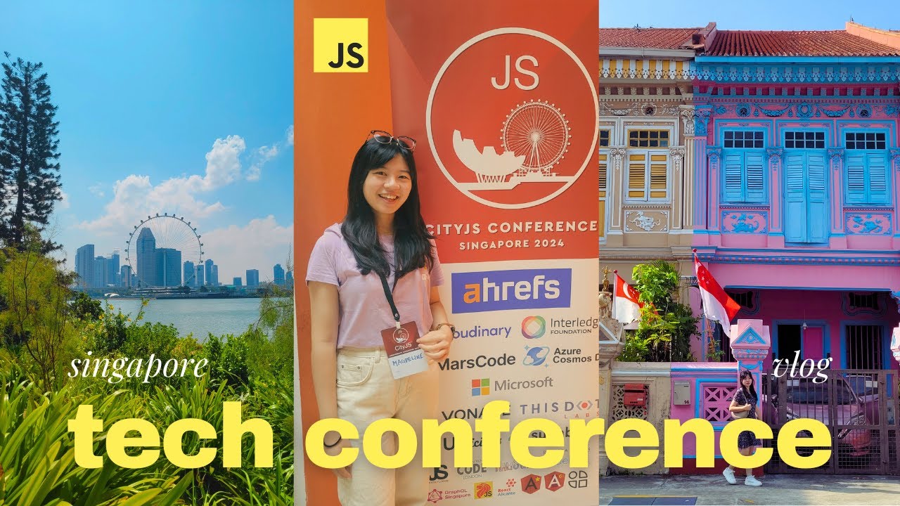 Attending a tech conference in Singapore 🇸🇬 | CityJS 2024 vlog 👩🏻‍💻