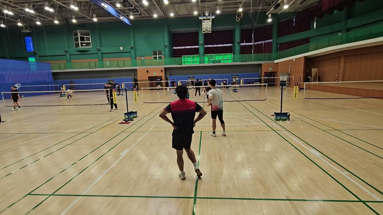 260127 번개모임 (한필님.정우님)VS(뽀작님.지훈님)#배드민턴 경기영상