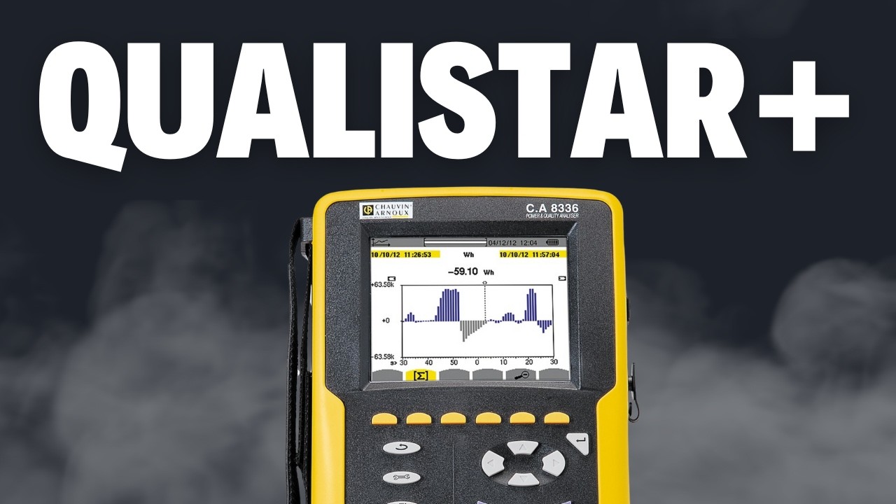Chauvin Arnoux Qualistar+ CA8331 & CA8336 Power Analyser