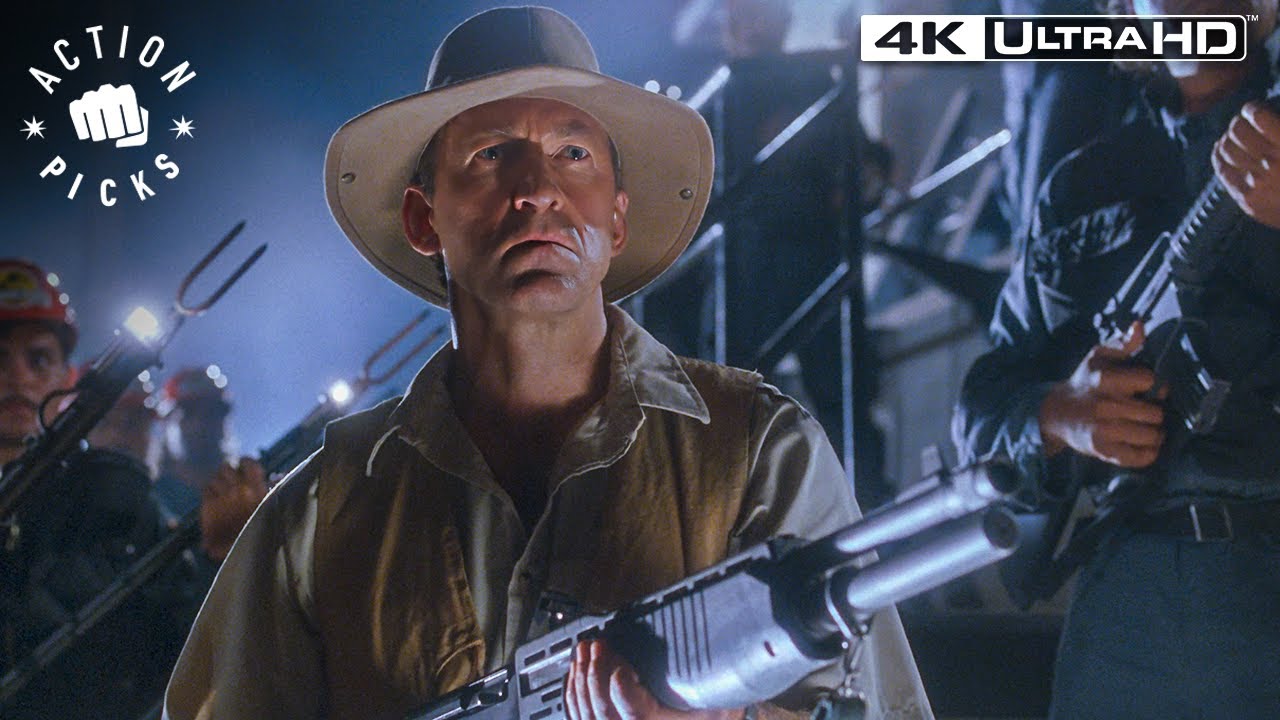 Dinosaurs Attack The Workers | Jurassic Park 4k HDR
