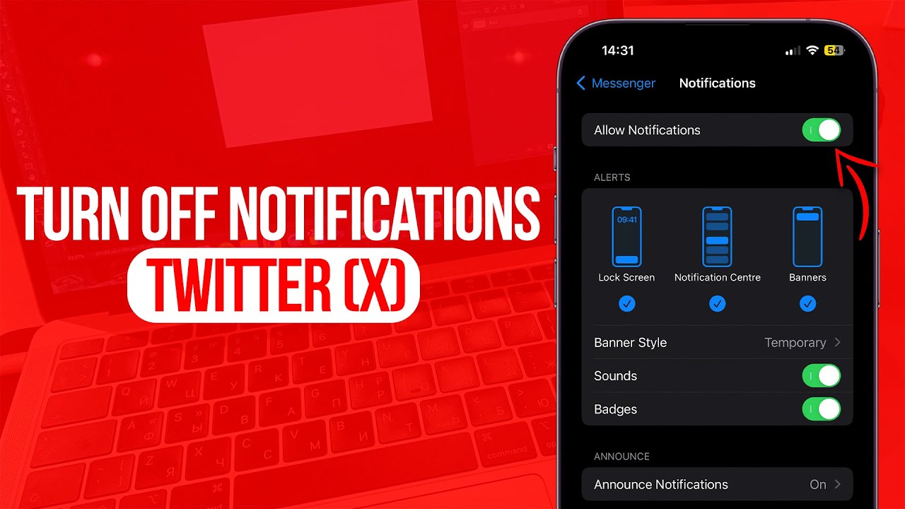 How to Turn Off Twitter (X) Notifications on iPhone | Full Guide