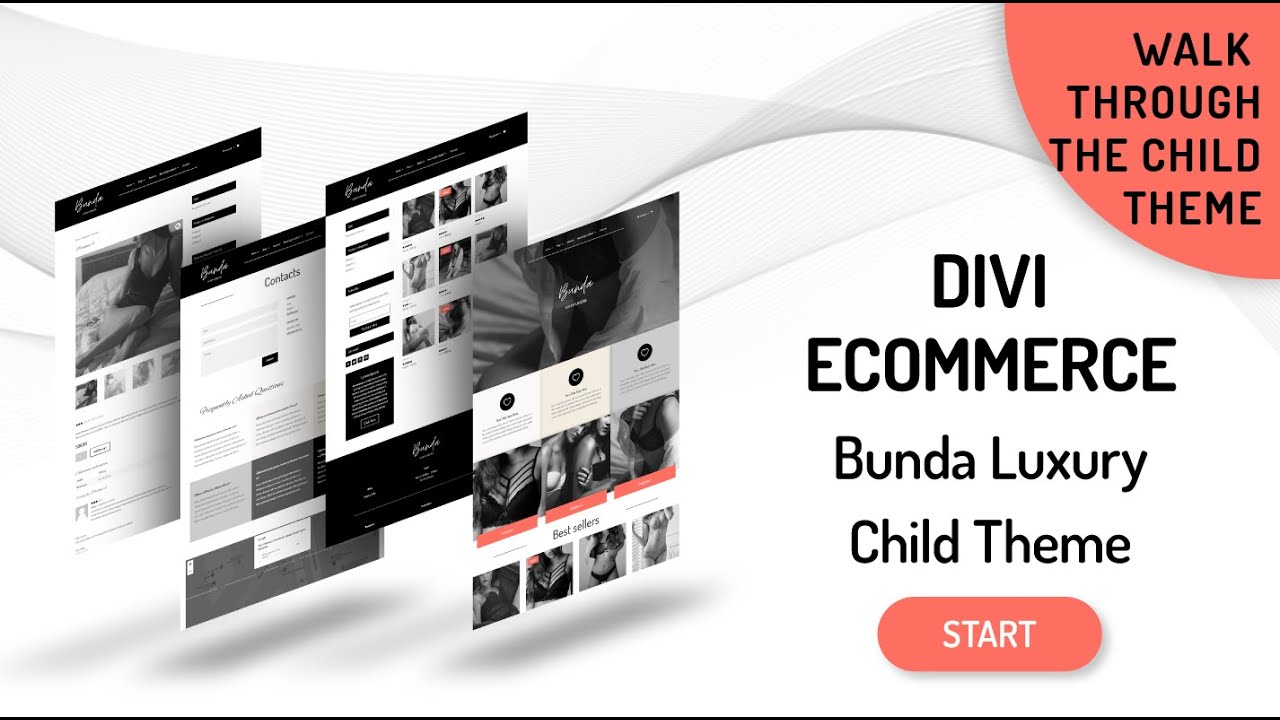 Wordpress Divi Ecommerce Bunda Child Theme Intro