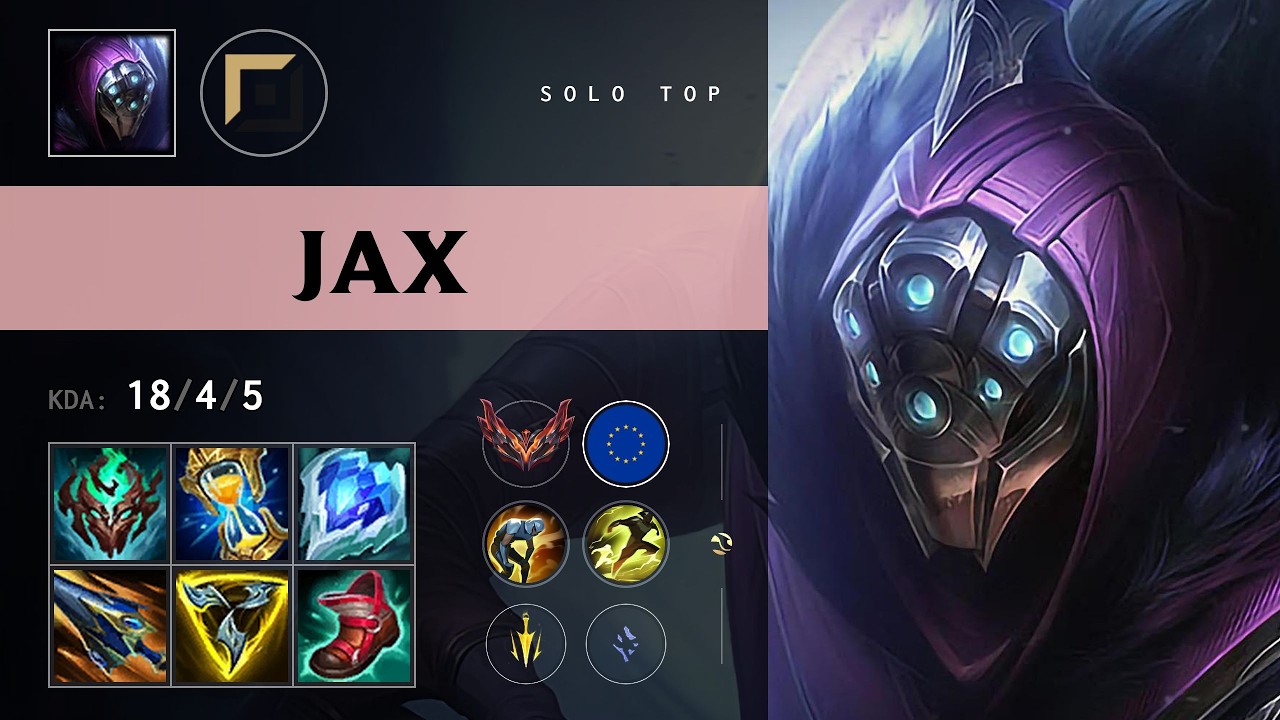 Jax Top vs Yone (JNX) - EUW Grandmaster Patch 26.12