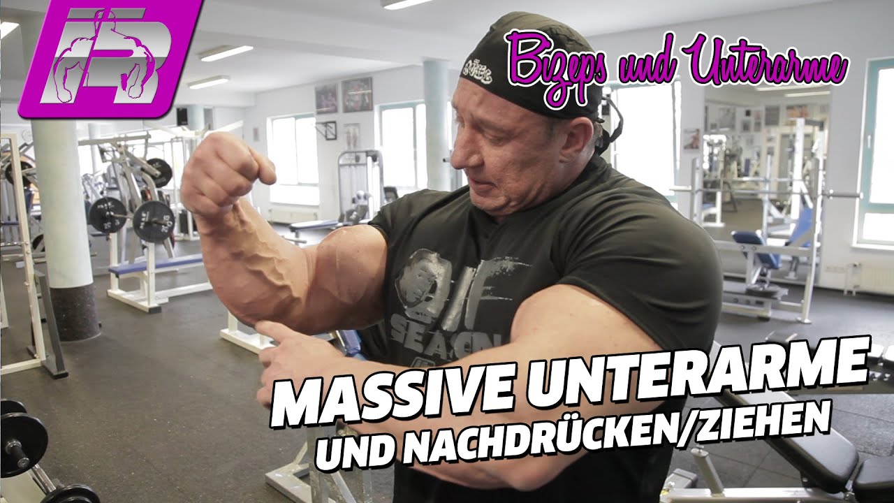 Unterarm-Training und spezielle Nachdrück-Wiederholungen für maximalen Reiz