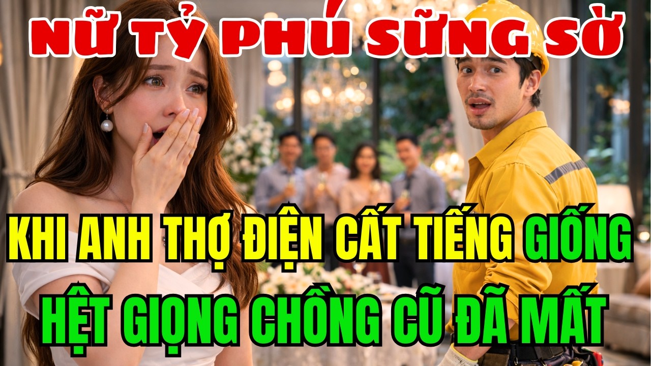 Ngày Tân Gia Biệt Thự, Nữ Tỷ Phú Chết Lặng Khi Thấy Anh Thợ Điện Có Giọng Giống Hệt Chồng Đã Mất