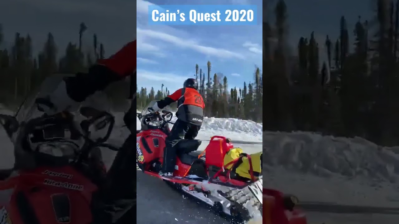 Team 29 Leaving Eagle Plateau CAINS QUEST 2020 #snowmobiling #racing #crosscountry #winter #snow