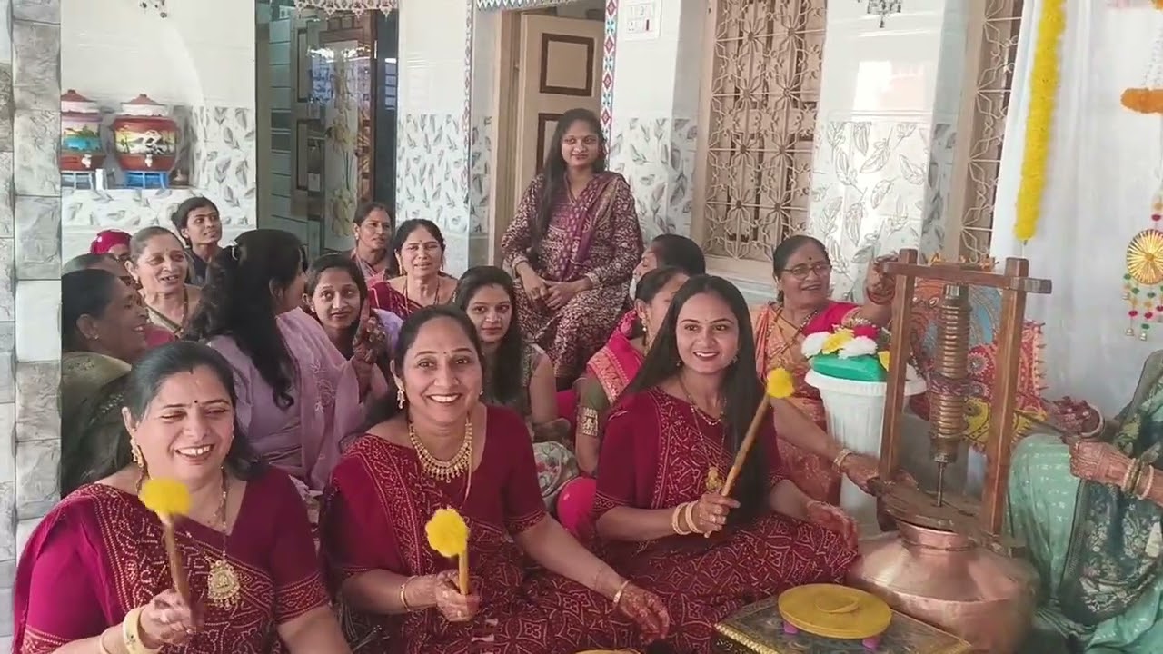 ગામડે લગ્ન ની મોજ.. વાના રસમ વડવિયાળાં લગ્ન માં બોવ મજા માણી...(Vlog Part -1)#vlog #vlogging
