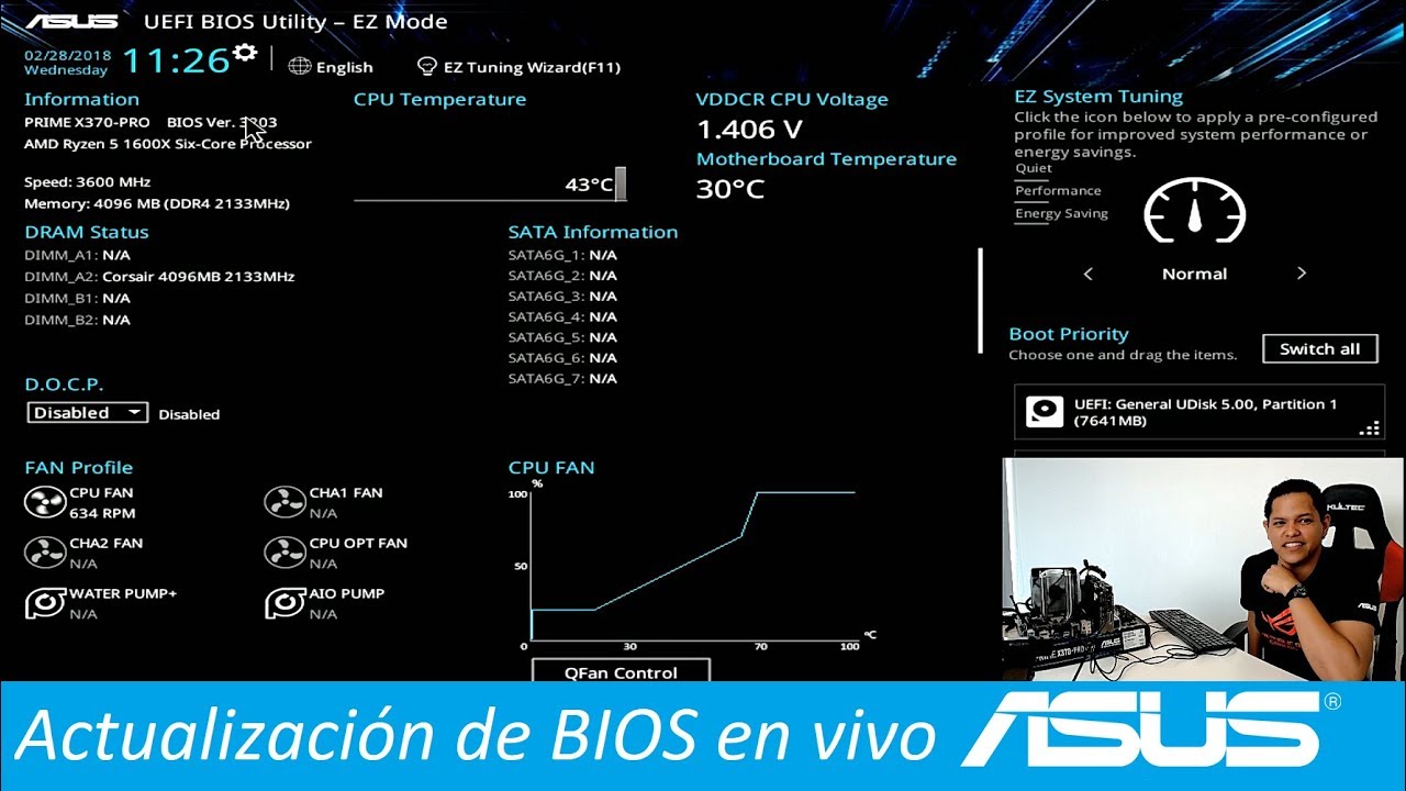 FB Live #64 - Como actualizar el BIOS en tarjetas madre ASUS
