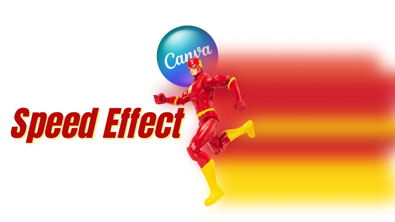 Speed Effect in Canva Art Design Tutorial For Beginners