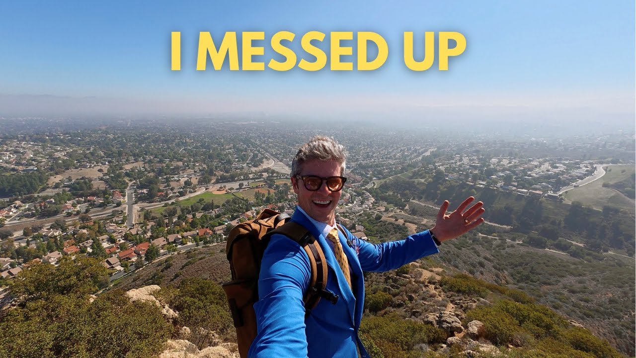 Climbing a Mountain in a Suit (things went very wrong)