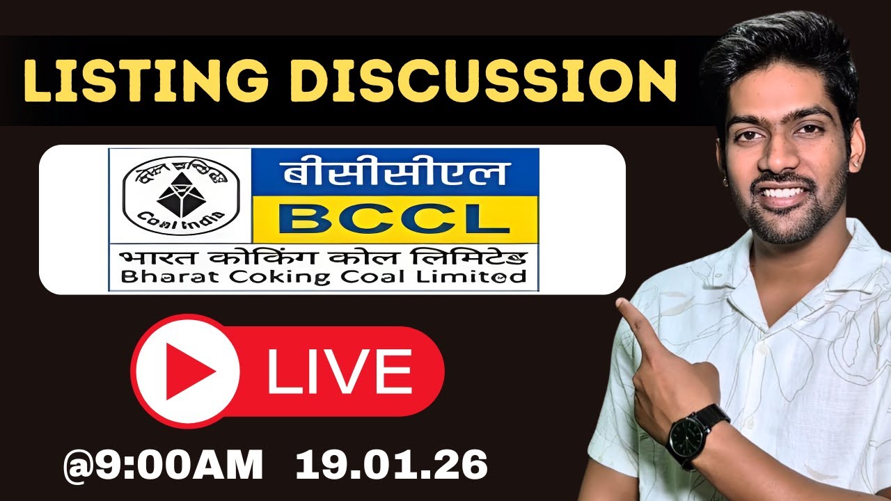IPO Listing - Bharat Coking Coal