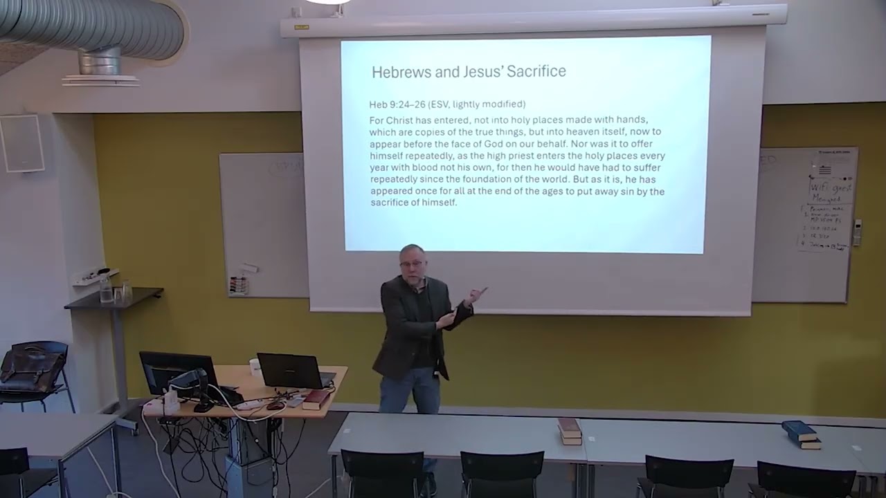David Moffitt: Jesus’s Atoning Sacrifice and Heavenly Intercession in Hebrews. 14/1 2026