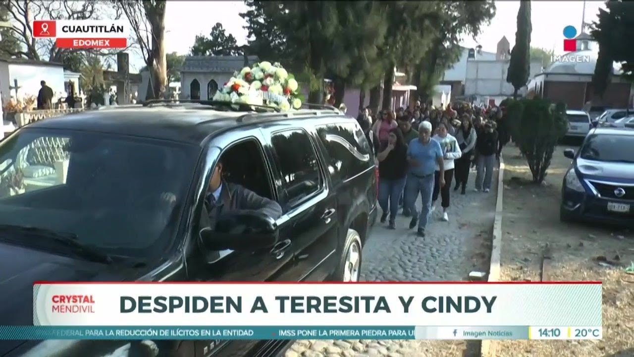 Despiden a Teresita y Cindy, madre e hija asesinadas en Cuautitlán; exigen justicia | Crystal 