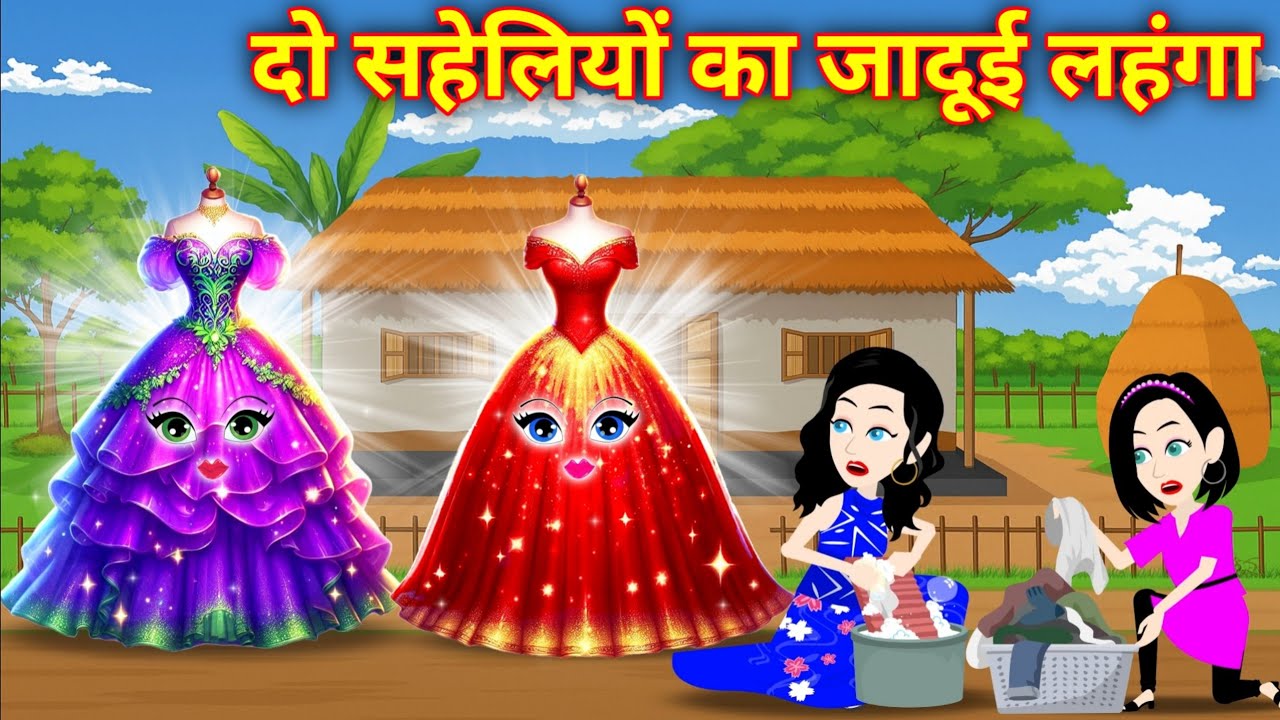Kahani दो सहेलियों का जादुई लहंगा | Hindi Story | Jadui Kahani | Magical Dress Story | Bedtime Story