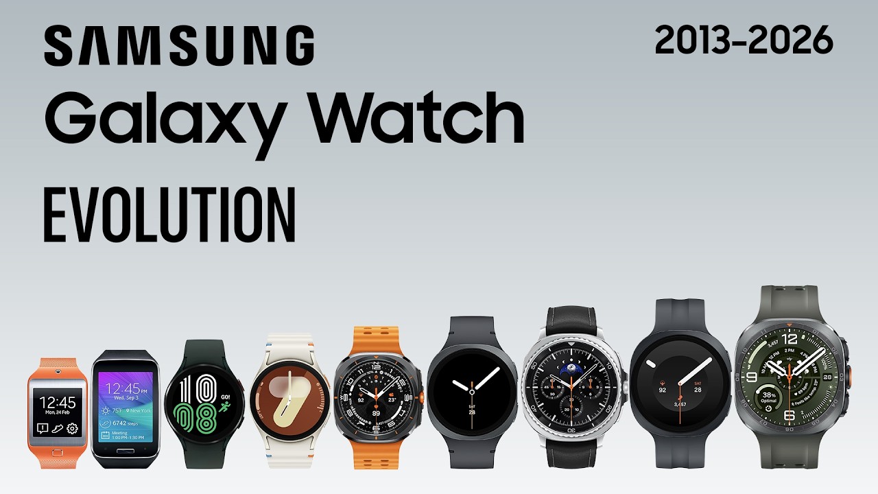 Evolution of Samsung Galaxy Watch