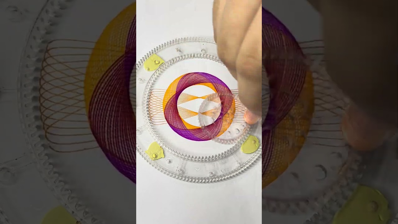 Peaceful ASMR Visuals | Relaxing Spirograph Art for Rest! #art #shorts #spirograph #asmr #satisfying