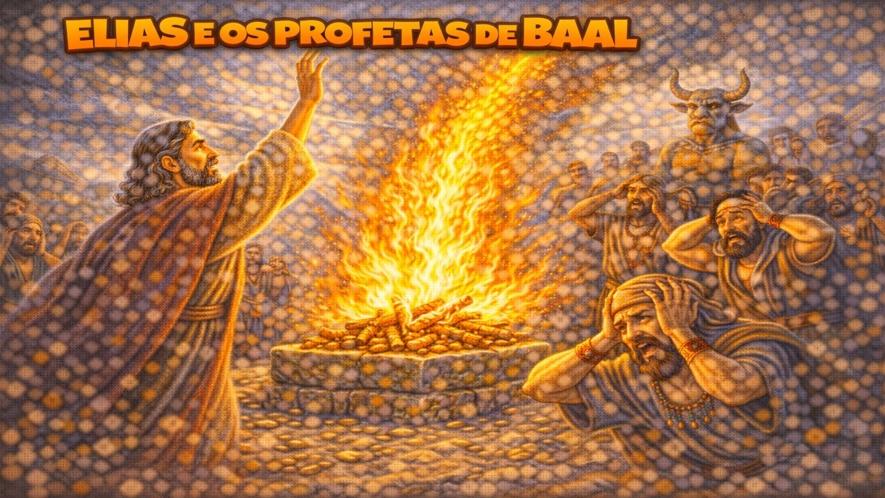 ELIAS E OS PROFETAS DE BAAL...