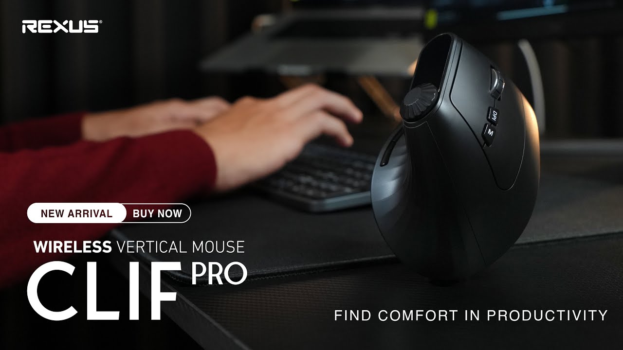 WIRELESS VERTICAL MOUSE CLIF PRO