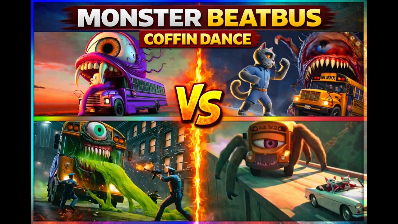 Monster School Bus – Coffin Dance Song (Cover) | Tiles Hop EDM Rush Epic Battle 2026